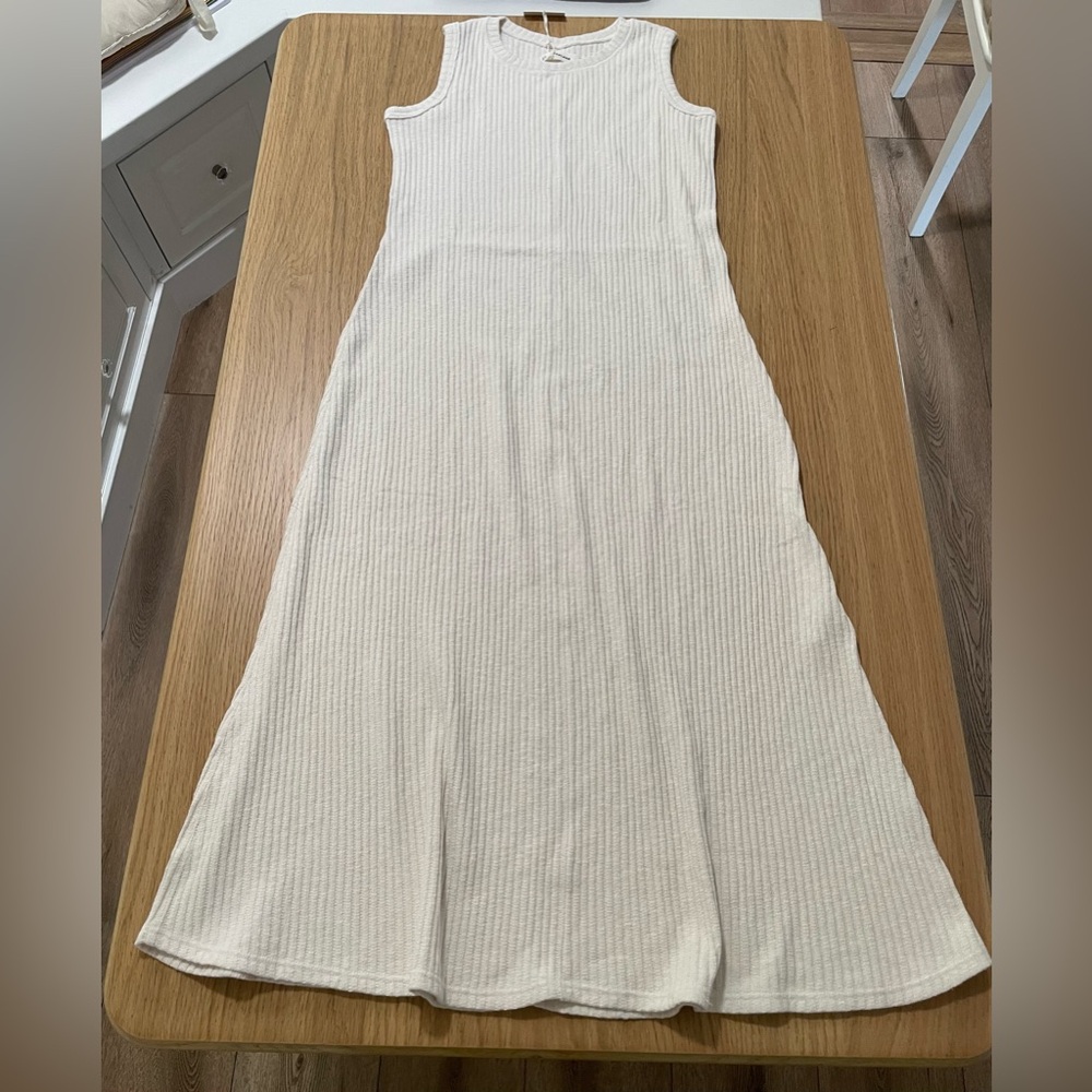 Everlane The Rib-Knit A-Line Tank Dress - Picture 10 of 15